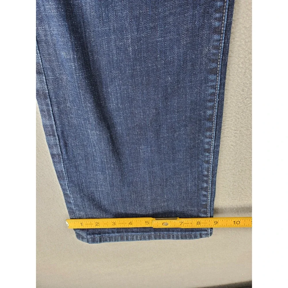 7 For All Mankind Austyn Jeans Men 36x32 Blue Relaxed Straight Dark Wash Stretch